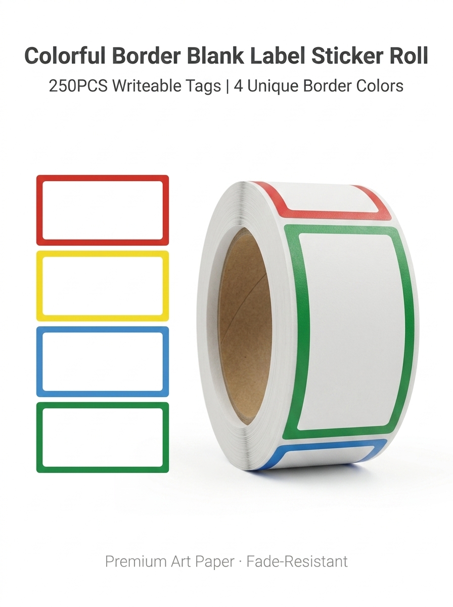 Office Furniture Brand - 250 Stuks/Roll Naam Opslag Boeken Classificeren