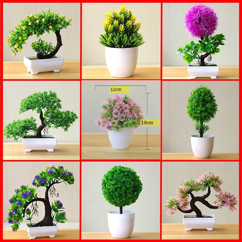 Office Furniture Used - Kunstmatige kleine boom in pot, nep