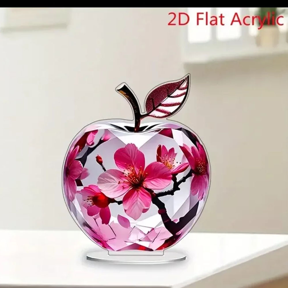 Office Furniture At Home - 1 stuk, 2D plat appelvormig decoratief