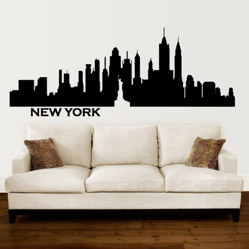 New York City Muurtattoo Skyli - Office Furniture York recensie en prijs