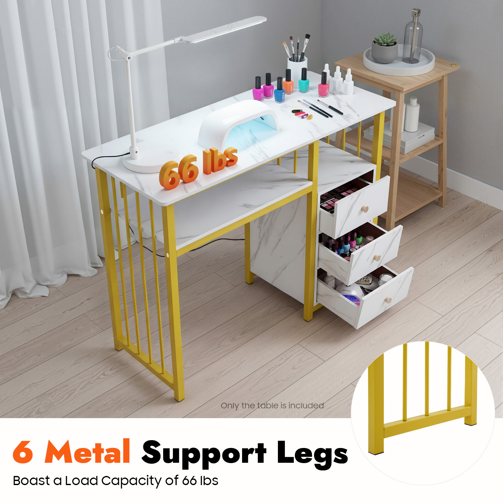 100*40*76cm manicuretafel met  - Office Furniture Suppliers recensie en prijs
