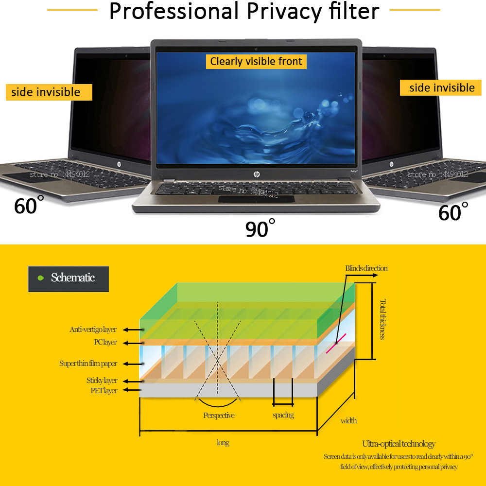 14 Inch 310Mm * 174Mm Privacy  - Monitor Privacy Filter recensie en prijs