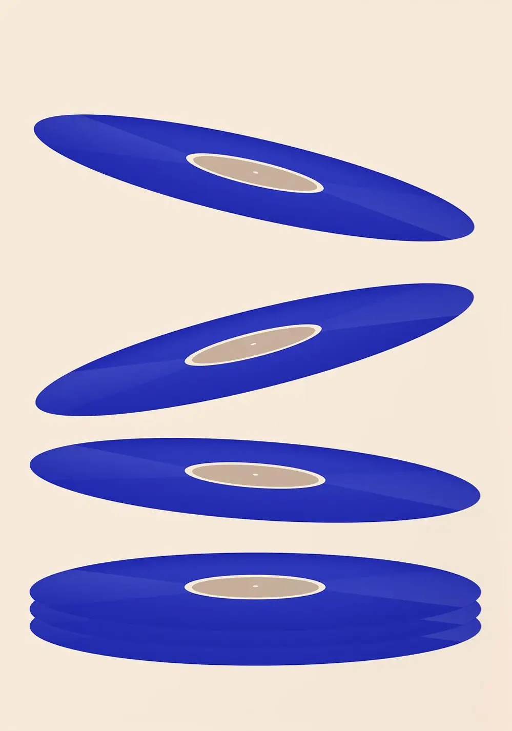 Mid Century Vinyl Record Canva - Office Furniture At Home recensie en prijs