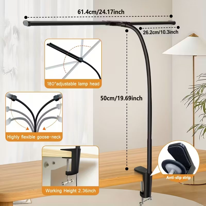 2Head USB LED Bureaulamp Kanto - Office Furniture Brand recensie en prijs