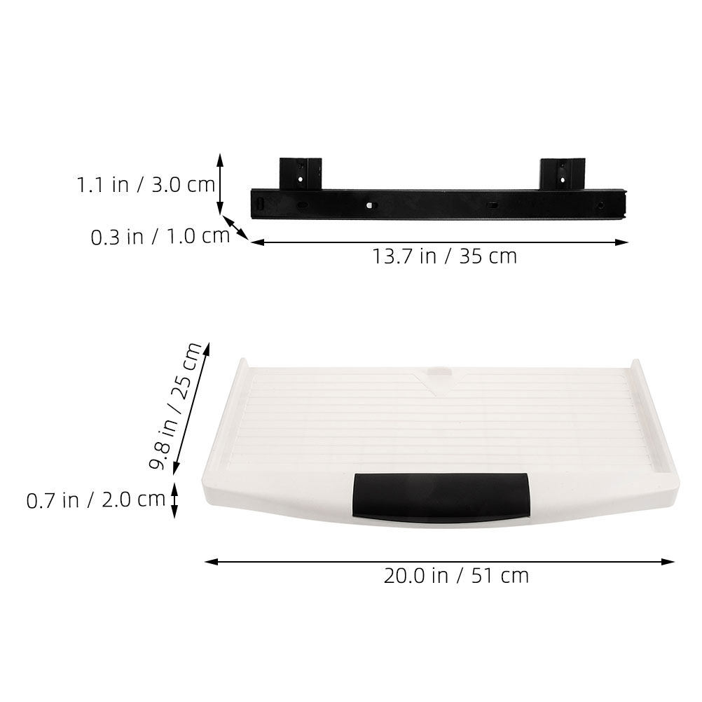 1Set toetsenbordlade onder bur - Keyboard Drawer Under recensie en prijs