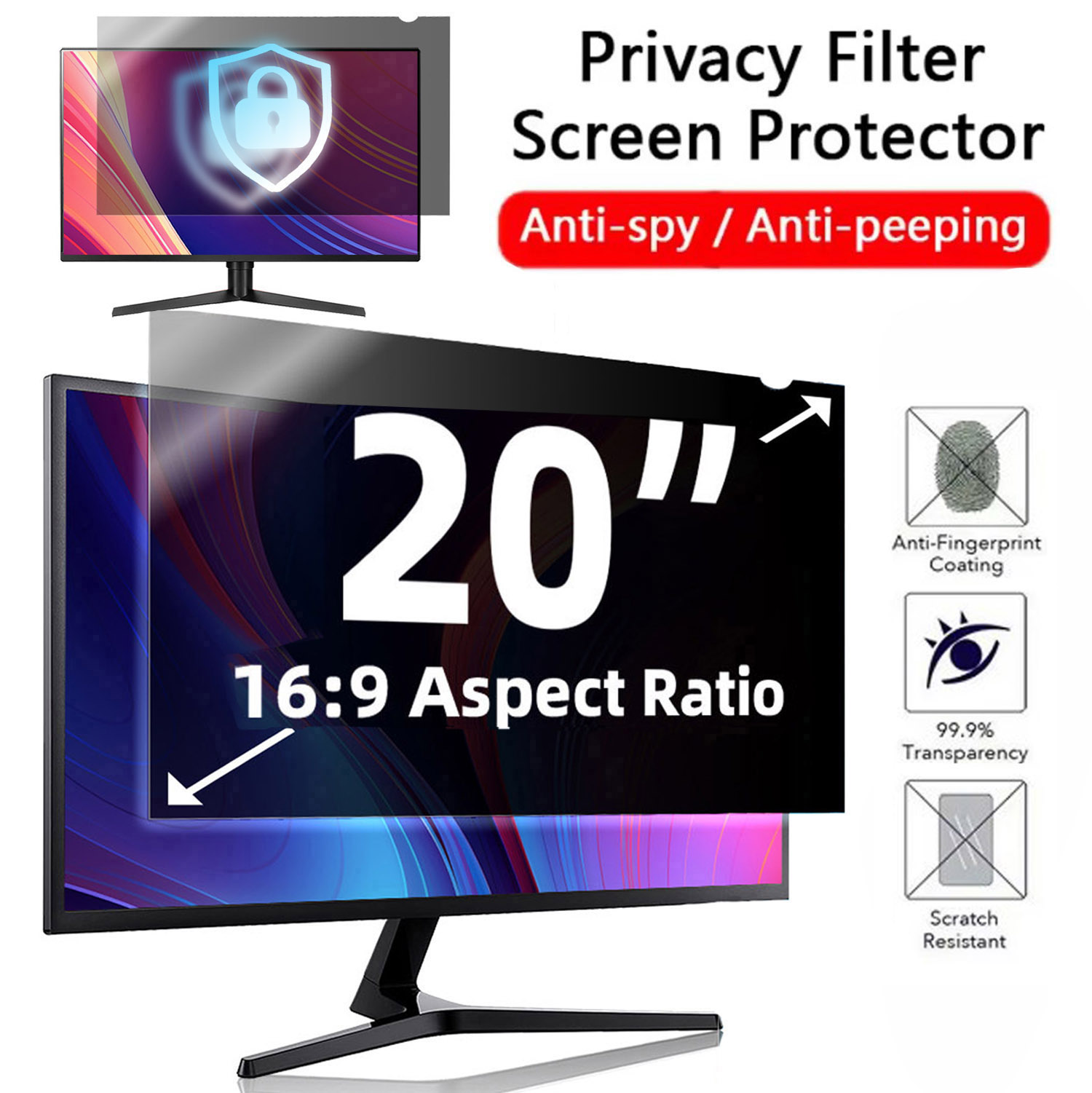 20 Inch Computer Privacy Scher - Monitor Privacy Filter recensie en prijs
